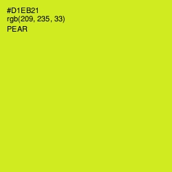 #D1EB21 - Pear Color Image