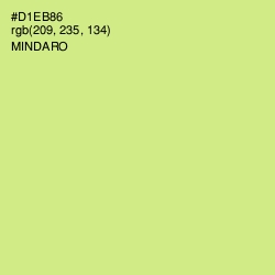 #D1EB86 - Mindaro Color Image