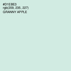 #D1EBE3 - Granny Apple Color Image