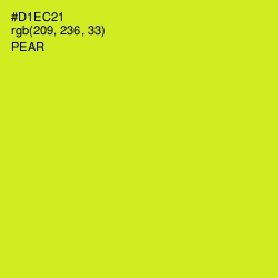 #D1EC21 - Pear Color Image