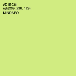 #D1EC81 - Mindaro Color Image