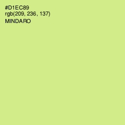 #D1EC89 - Mindaro Color Image