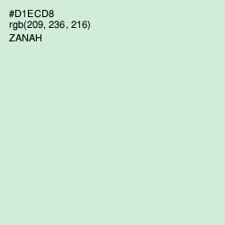#D1ECD8 - Zanah Color Image