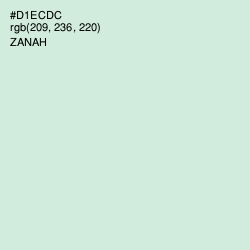 #D1ECDC - Zanah Color Image