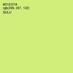 #D1ED7A - Sulu Color Image