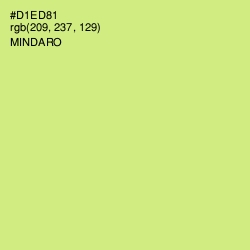 #D1ED81 - Mindaro Color Image