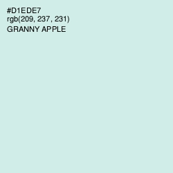 #D1EDE7 - Granny Apple Color Image