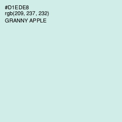 #D1EDE8 - Granny Apple Color Image