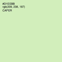 #D1EEBB - Caper Color Image