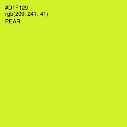 #D1F129 - Pear Color Image