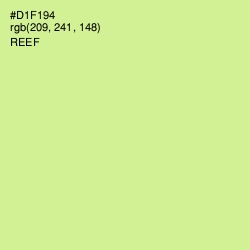 #D1F194 - Reef Color Image