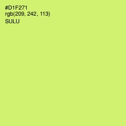 #D1F271 - Sulu Color Image
