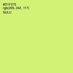 #D1F275 - Sulu Color Image