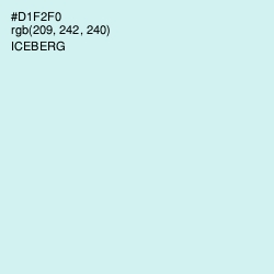 #D1F2F0 - Iceberg Color Image