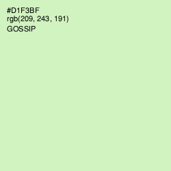 #D1F3BF - Gossip Color Image