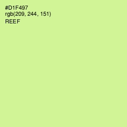 #D1F497 - Reef Color Image