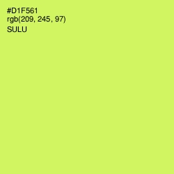 #D1F561 - Sulu Color Image