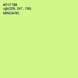 #D1F788 - Mindaro Color Image