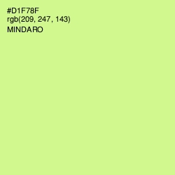 #D1F78F - Mindaro Color Image