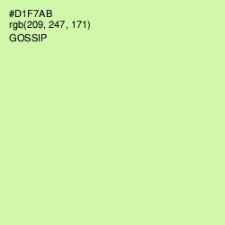 #D1F7AB - Gossip Color Image