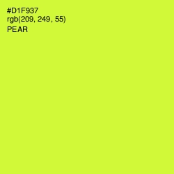 #D1F937 - Pear Color Image