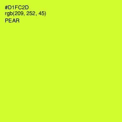 #D1FC2D - Pear Color Image