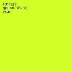 #D1FE27 - Pear Color Image