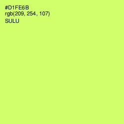 #D1FE6B - Sulu Color Image