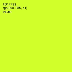 #D1FF29 - Pear Color Image