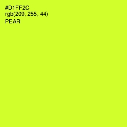 #D1FF2C - Pear Color Image