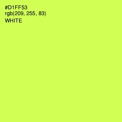 #D1FF53 - Starship Color Image