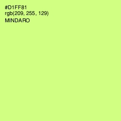 #D1FF81 - Mindaro Color Image
