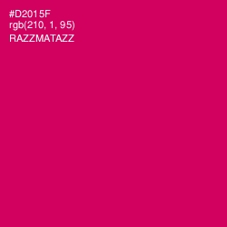 #D2015F - Razzmatazz Color Image