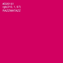 #D20161 - Razzmatazz Color Image