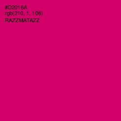 #D2016A - Razzmatazz Color Image