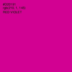 #D20191 - Red Violet Color Image