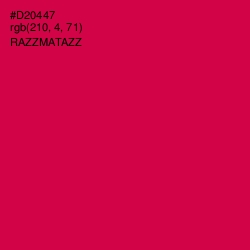#D20447 - Razzmatazz Color Image