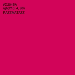 #D2045A - Razzmatazz Color Image