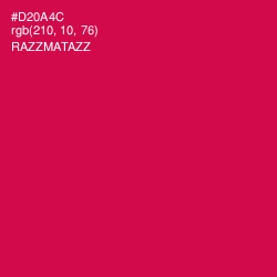 #D20A4C - Razzmatazz Color Image