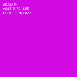 #D20AE4 - Purple Pizzazz Color Image