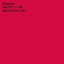 #D20B44 - Maroon Flush Color Image