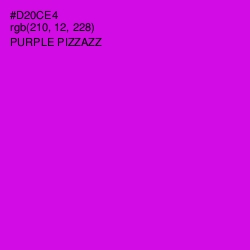 #D20CE4 - Purple Pizzazz Color Image