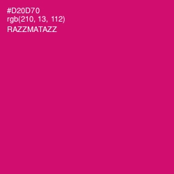 #D20D70 - Razzmatazz Color Image