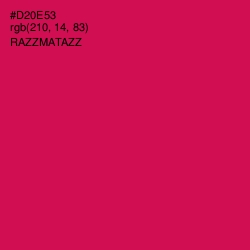 #D20E53 - Razzmatazz Color Image