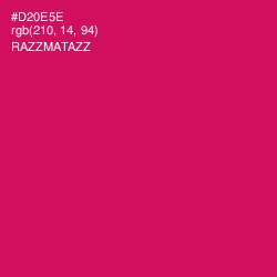 #D20E5E - Razzmatazz Color Image