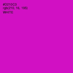 #D210C3 - Shocking Pink Color Image