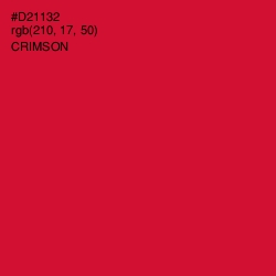 #D21132 - Crimson Color Image