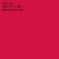 #D21144 - Maroon Flush Color Image