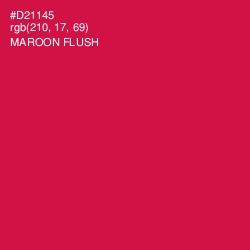 #D21145 - Maroon Flush Color Image