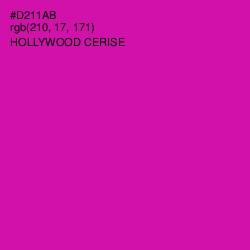 #D211AB - Hollywood Cerise Color Image